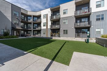 Apartment courtyard